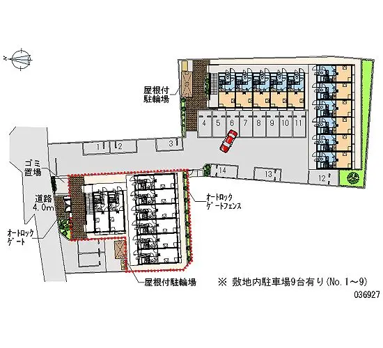 ★手数料０円★坂戸市清水町　月極駐車場（LP）